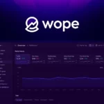 A purple screen with the word wope on it, featured on SAAS Guru.