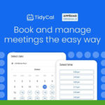 Manage and book your meetings the easy way with Tidycal.
