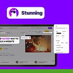 stunning - build sleek websites in seconds
