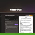 canyon - apply track and prepare for jobs