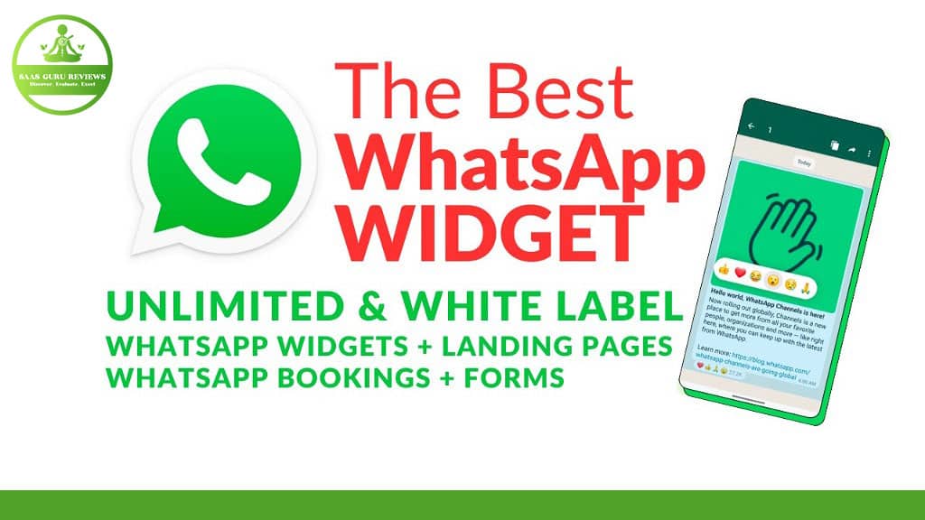 whatsapp widget - capture more leads