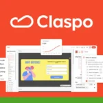 Screenshot of Claspo, a marketing software, interface showing analytics, user settings, and integration options with platforms like HubSpot, Salesforce, and Mailchimp. The no-code pop-up builder with drag-and-drop templates boosts conversions seamlessly.