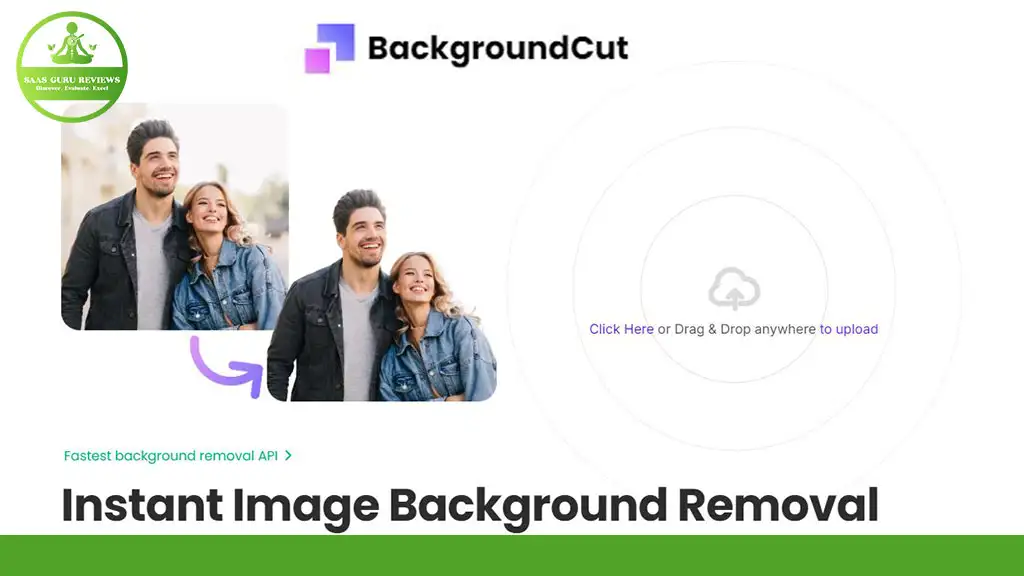 Experience seamless image background removal with BackgroundCut. Our website interface showcases a couple's photo transformation, before and after the edit. Don't miss out on our exclusive lifetime deal for perfect backgrounds every time.
