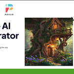 Discover Pixilio, the ultimate AI Image Generator, with a captivating advertisement featuring text and a stylized treehouse illustration. Unlock endless creativity with our exclusive Lifetime Deal, offering you unparalleled access to the future of visual design.