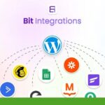 A diagram showcasing the Workflow Revolution with various software icons connected to a central WordPress logo, highlighting integrations through the No-Code WordPress Plugin with platforms like Dropbox, Mailchimp, Google Sheets, and others.