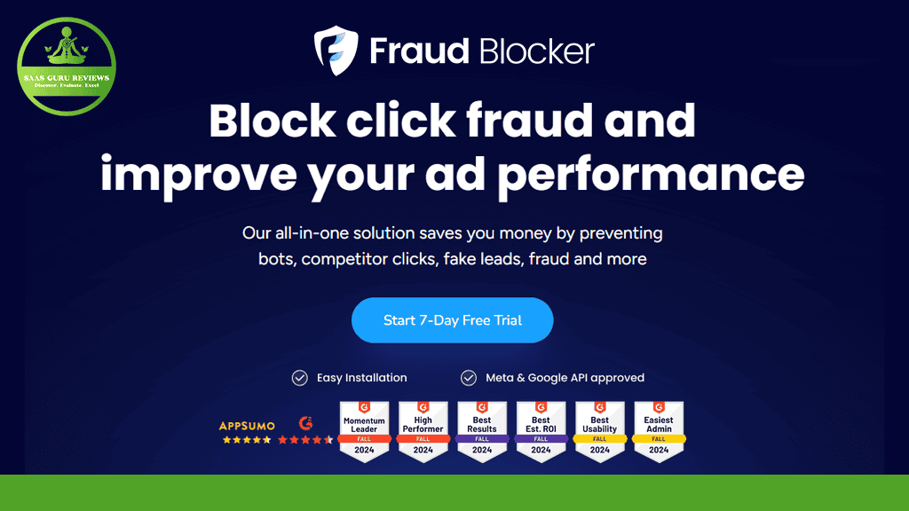 Discover how Fraud Blocker elevates your marketing with advanced click protection and ad performance enhancement. Try it risk-free with our 7-day free trial. Recognized for excellence, our awards are proudly showcased below.