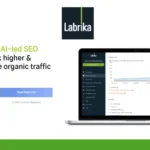 Discover the power of Labrika’s AI-led SEO toolset with our limited-time lifetime deals. Featuring a laptop displaying analytics, you can easily enter your domain and start a free trial. Optimize your website with ultimate SEO auditing and take the first step towards boosting your online presence.