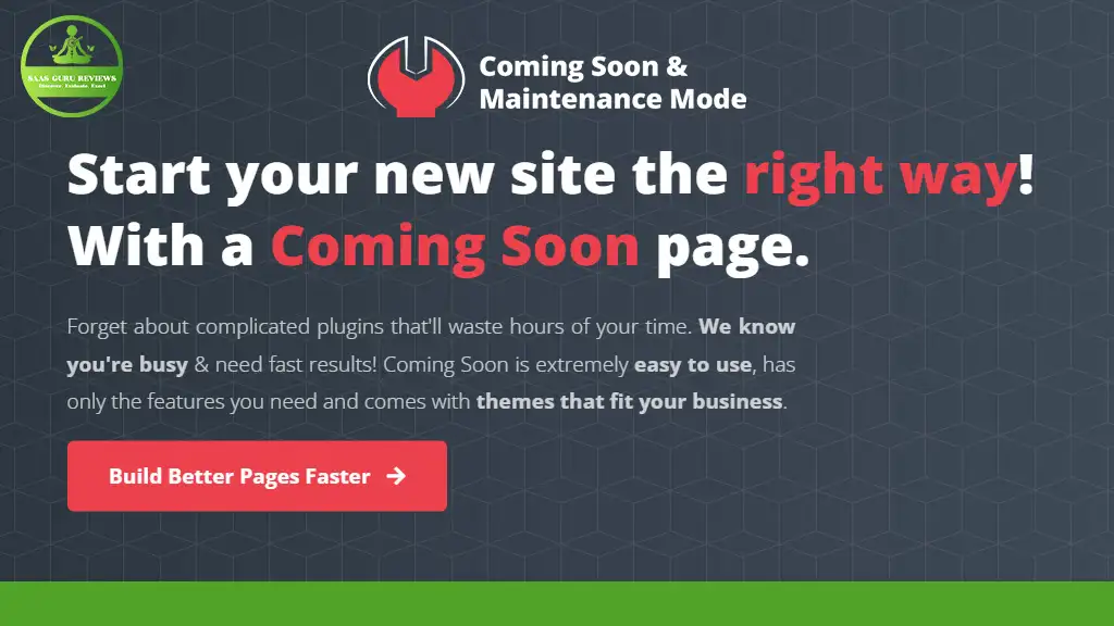 Discover our new Coming Soon page builder, designed for simplicity and efficiency with essential features and theme customization. Seamlessly integrates with WordPress plugins for enhanced functionality. Click "Build Better Pages Faster" to start today!