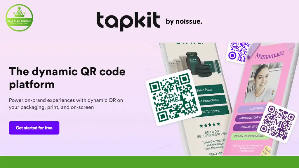 Discover Tapkit by noissue, a vibrant showcase of dynamic QR codes. Dive into colorful product displays that come alive with interactive microsites, offering an engaging way to connect and explore. Unlock endless possibilities with just one scan!